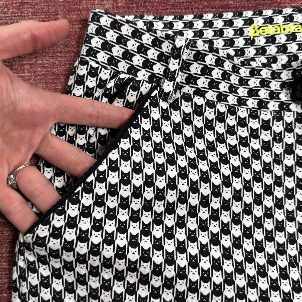 BETABRAND Cat Print Pants Size Small - Picture 6 of 13